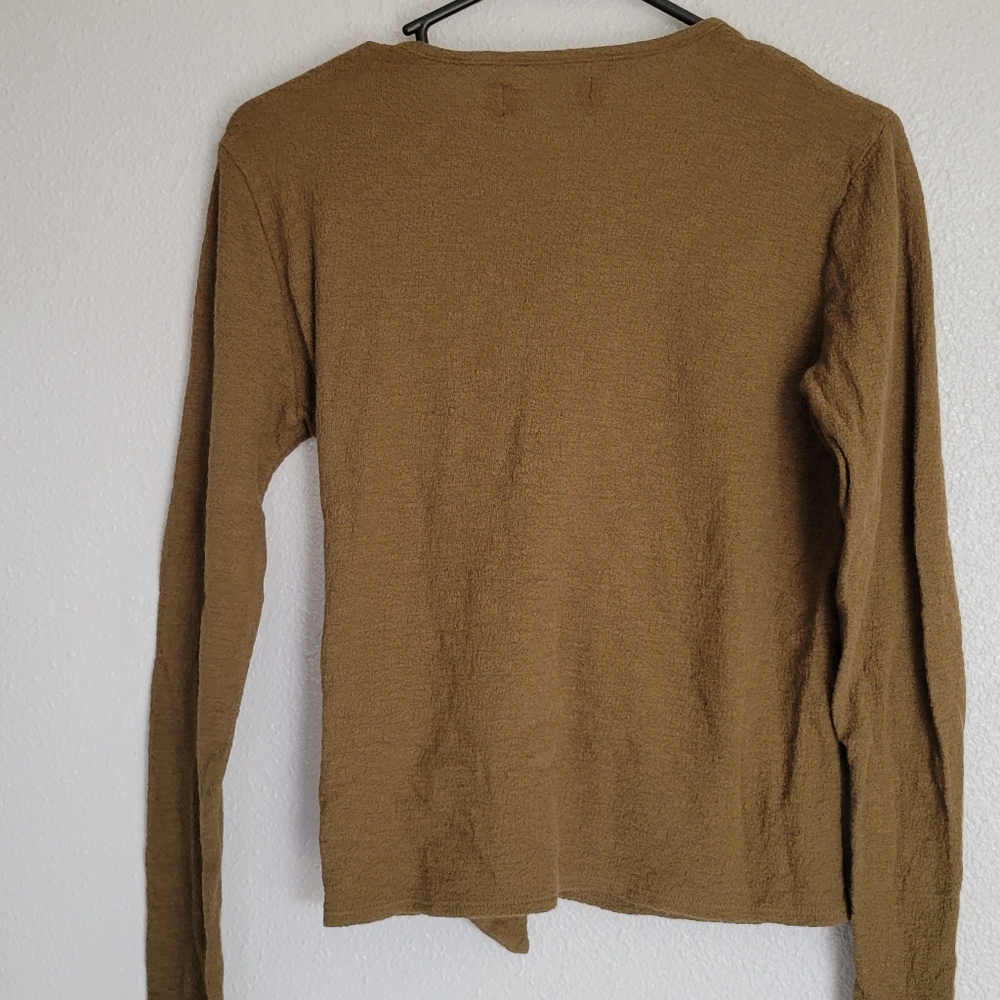 Texture And Thread Madewell Tie Tee In Asparagus - image 4